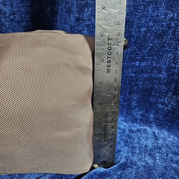 JPK Paris 75 Champagne Tan Nylon Rectangle Shoulder Bag - Picture 6 of 10